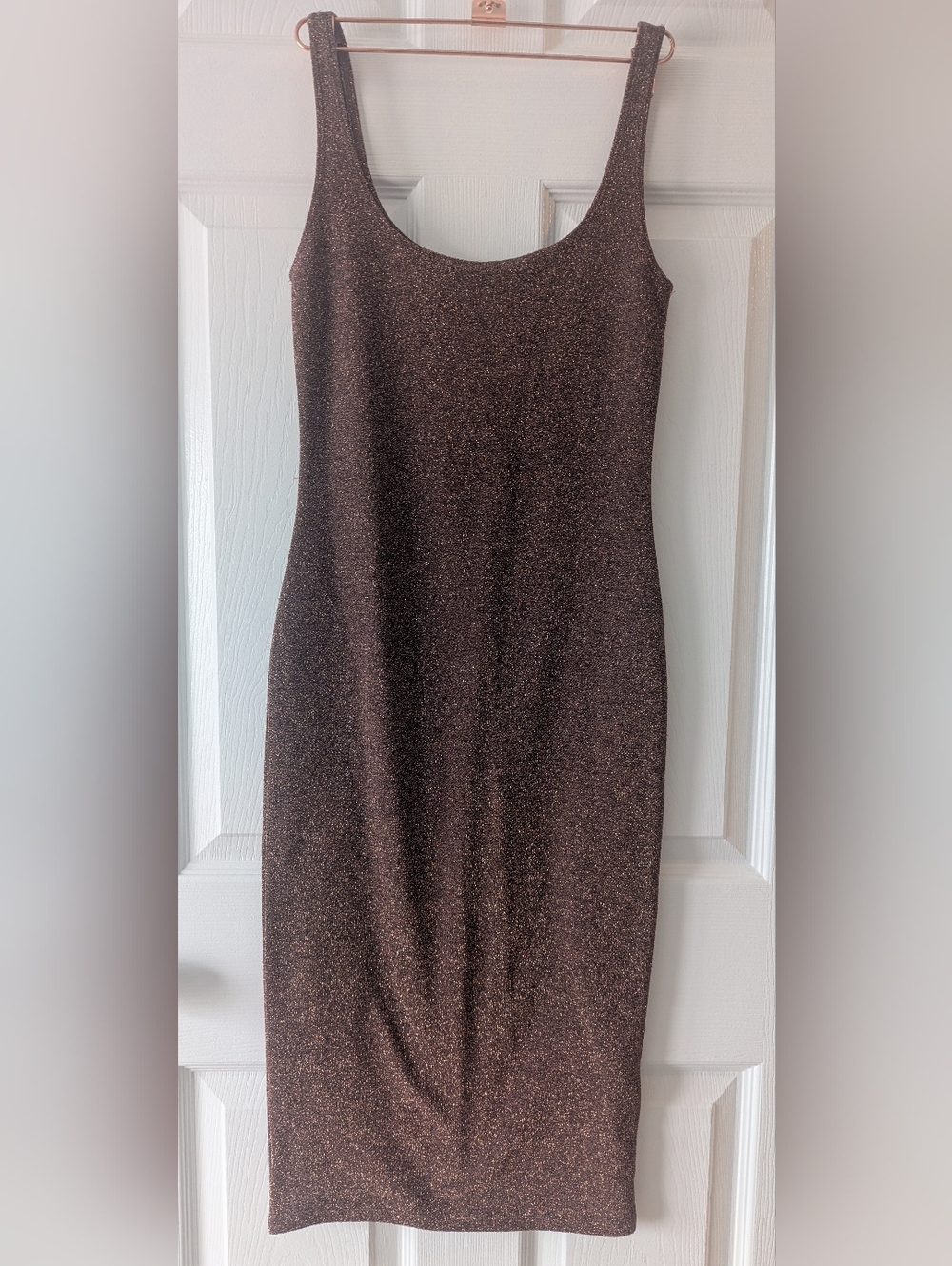 Forever 21 Metallic Midi Dress